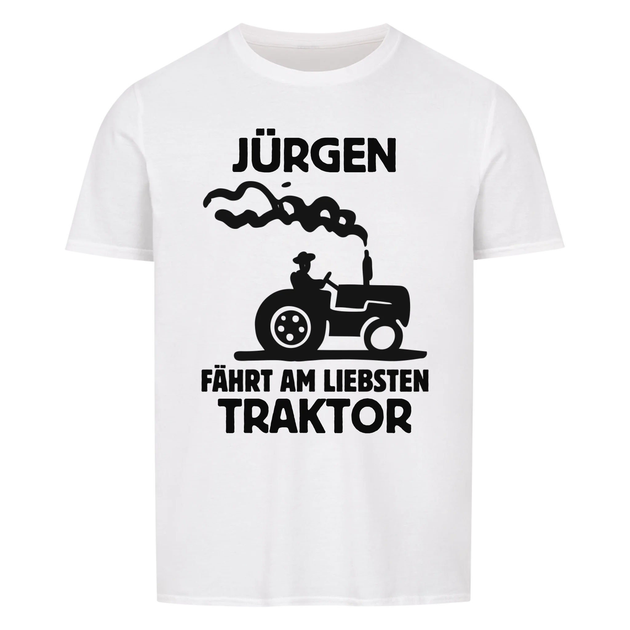 Personalisierbares Fährt am liebsten T-Shirt