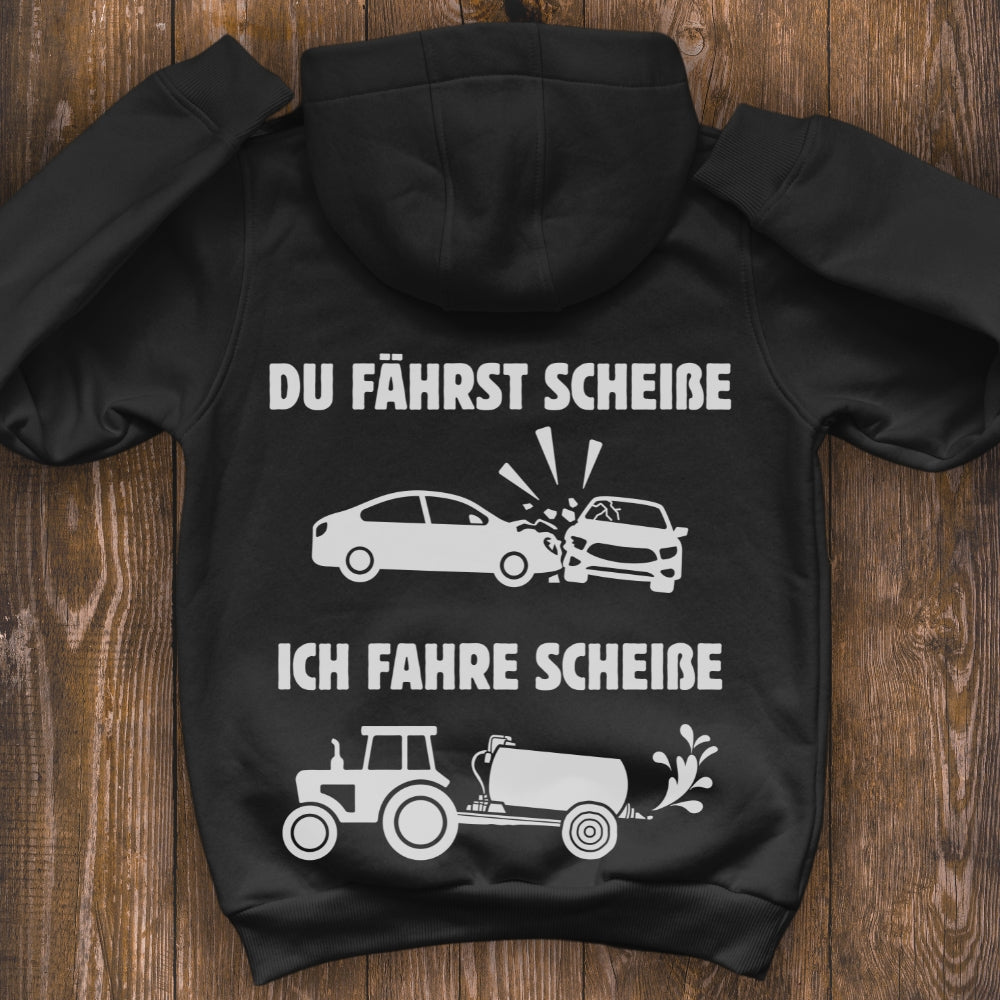 Scheiße fahren Premium Hoodie