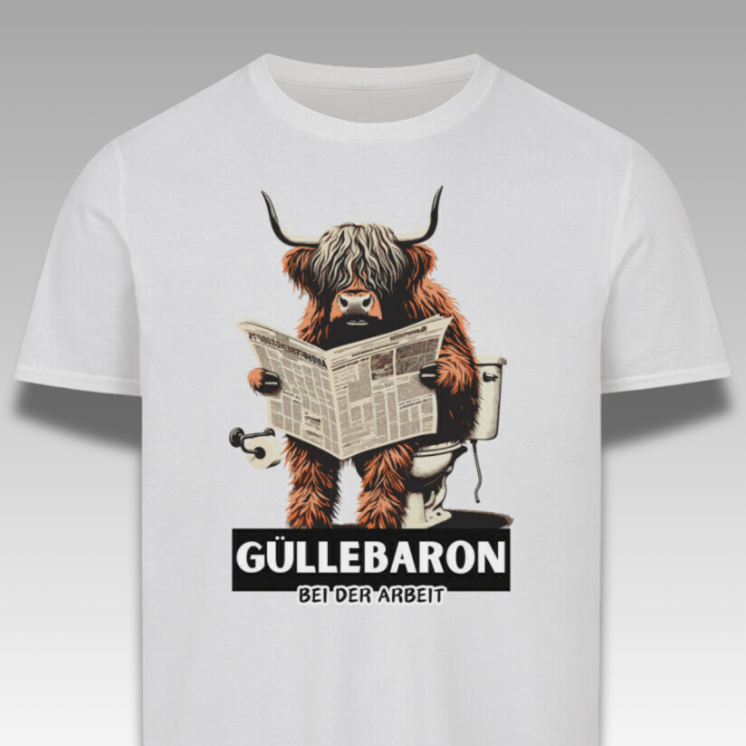 Güllebaron bei der Arbeit Unisex T-Shirt