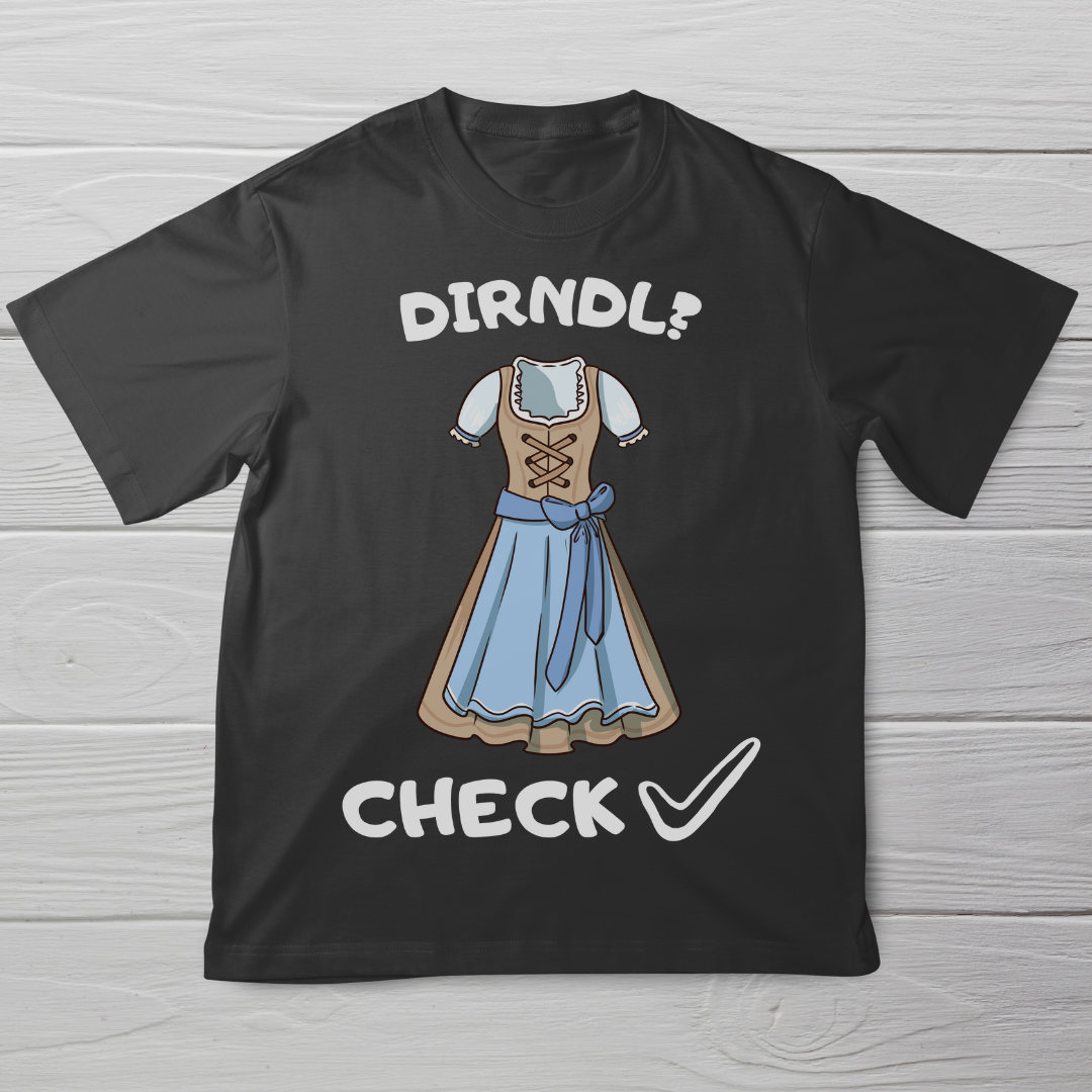 Dirndl Check Unisex T-Shirt