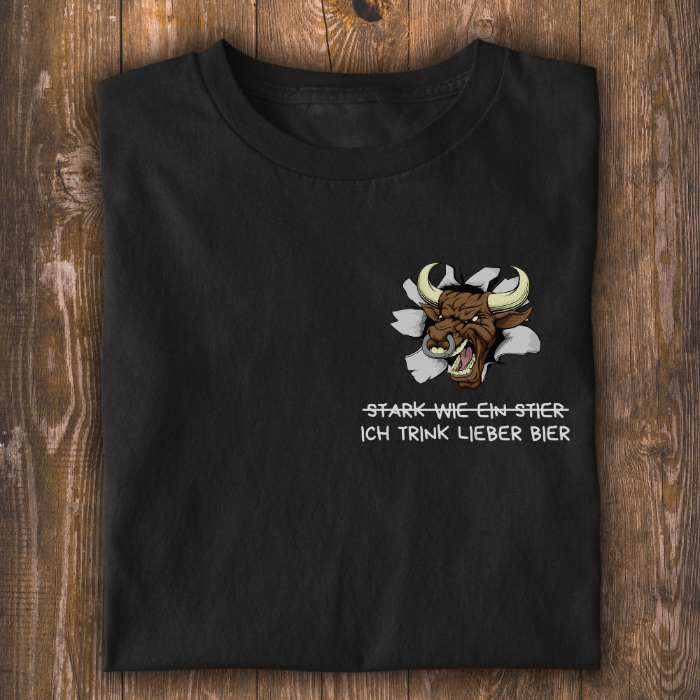 Ich trink lieber Bier Unisex T-Shirt