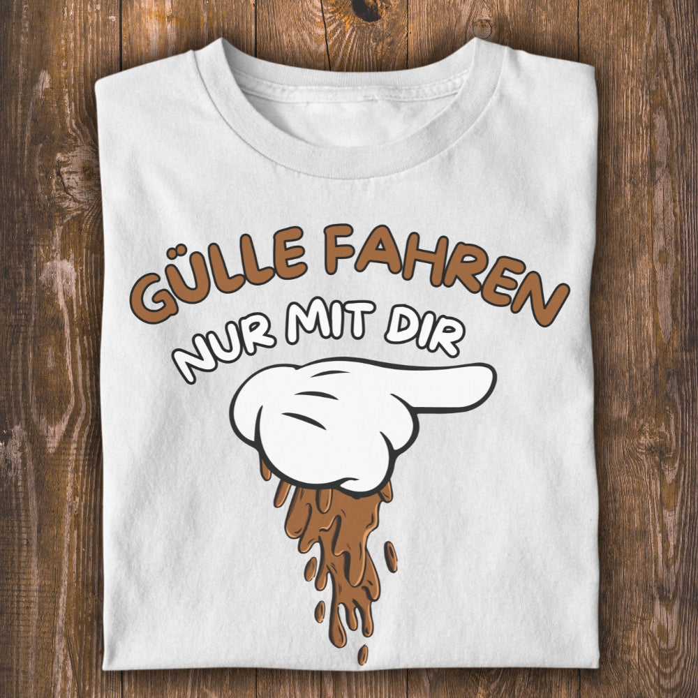 Gülle fahren rechts Unisex T-Shirt