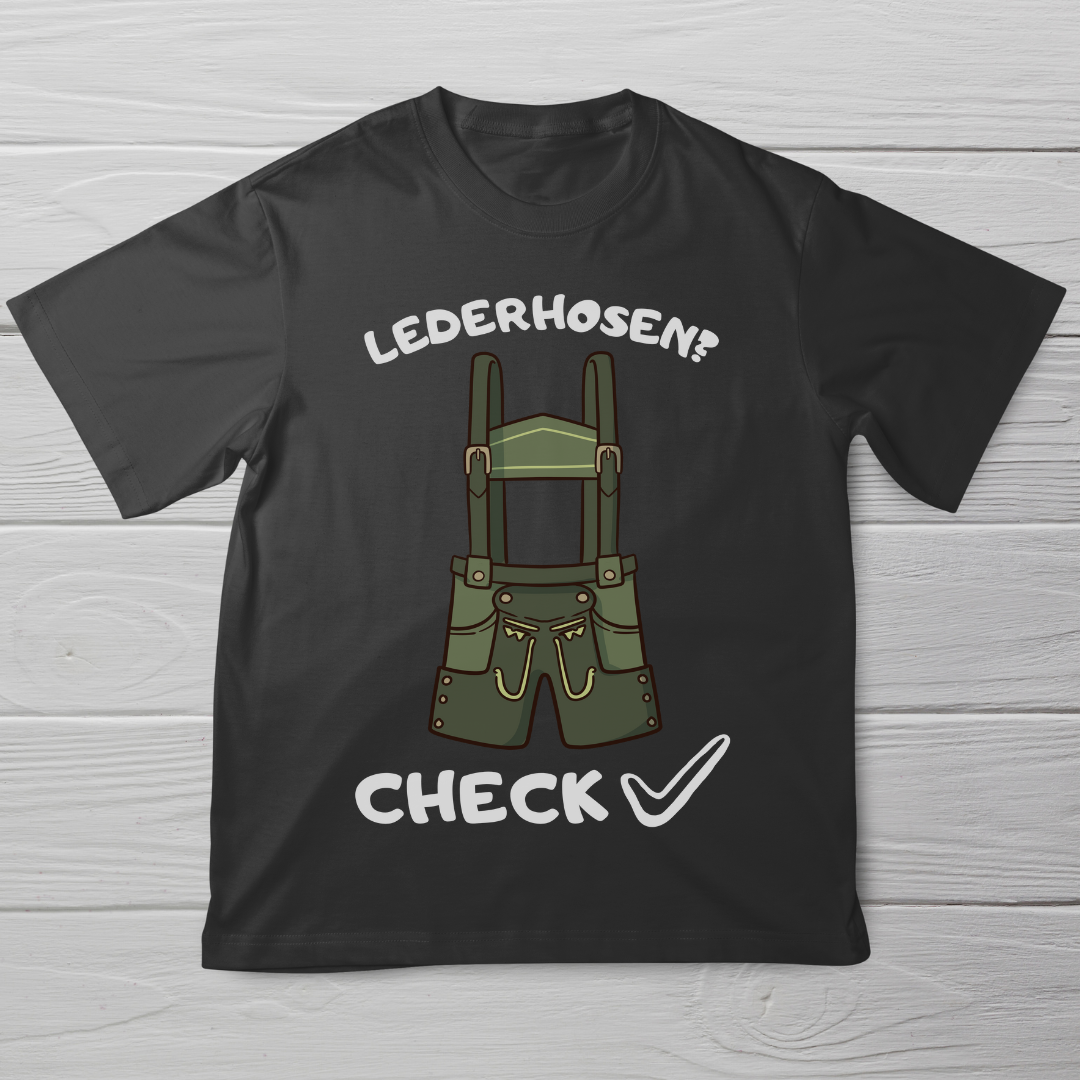 Lederhosen Check Unisex T-Shirt