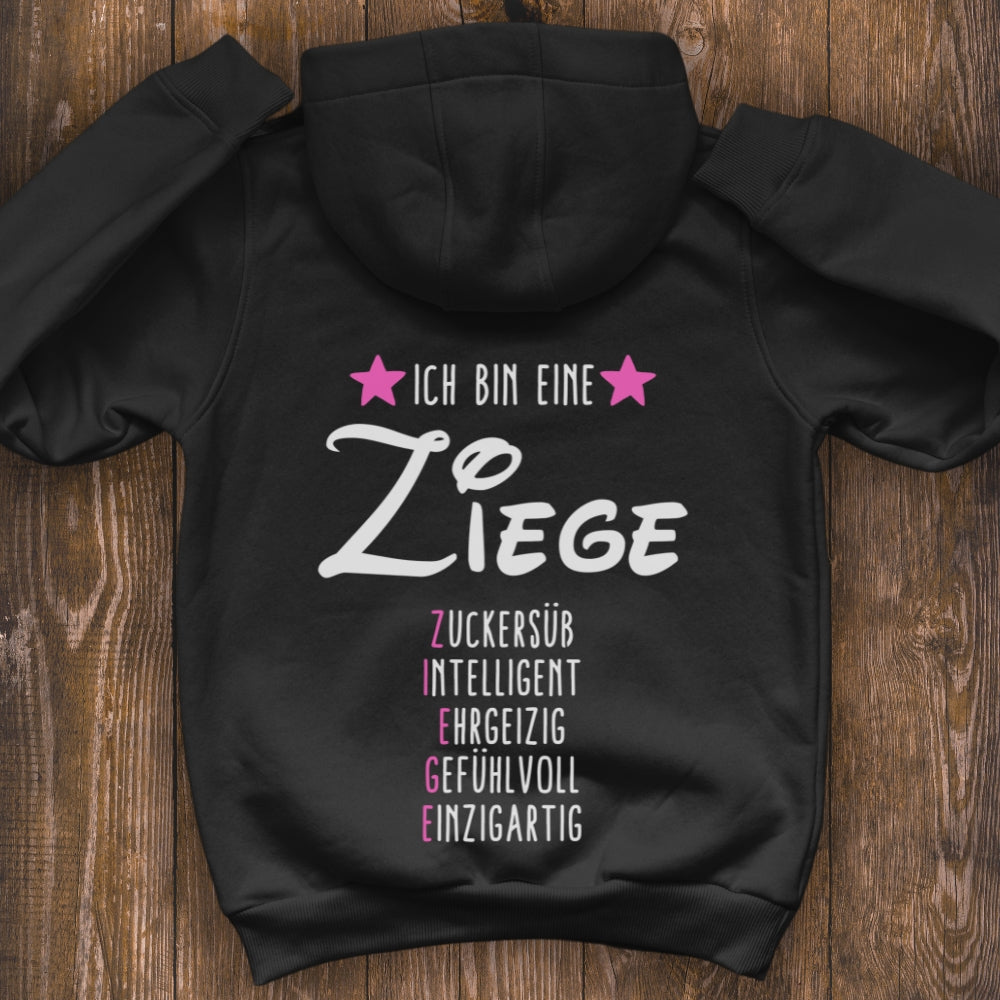 Ich bin eine Ziege Premium Hoodie