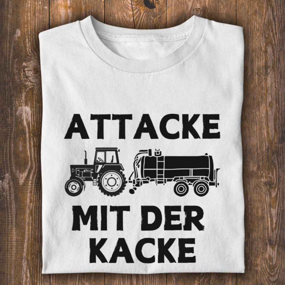 Attacke mit der Kacke Unisex T-Shirt