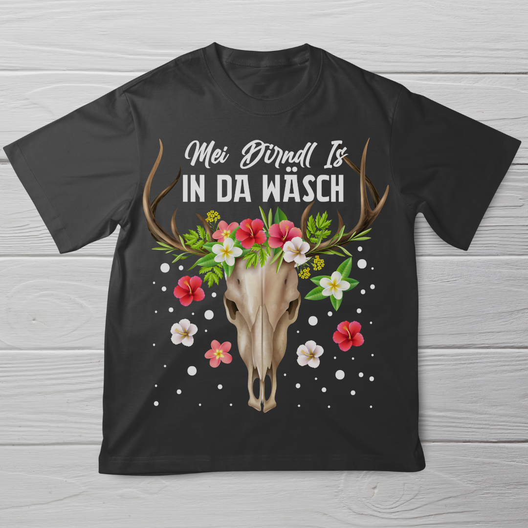 Dirndl in da Wäsch Unisex T-Shirt