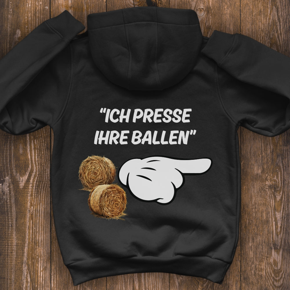 Ich presse ihre Ballen Premium Hoodie