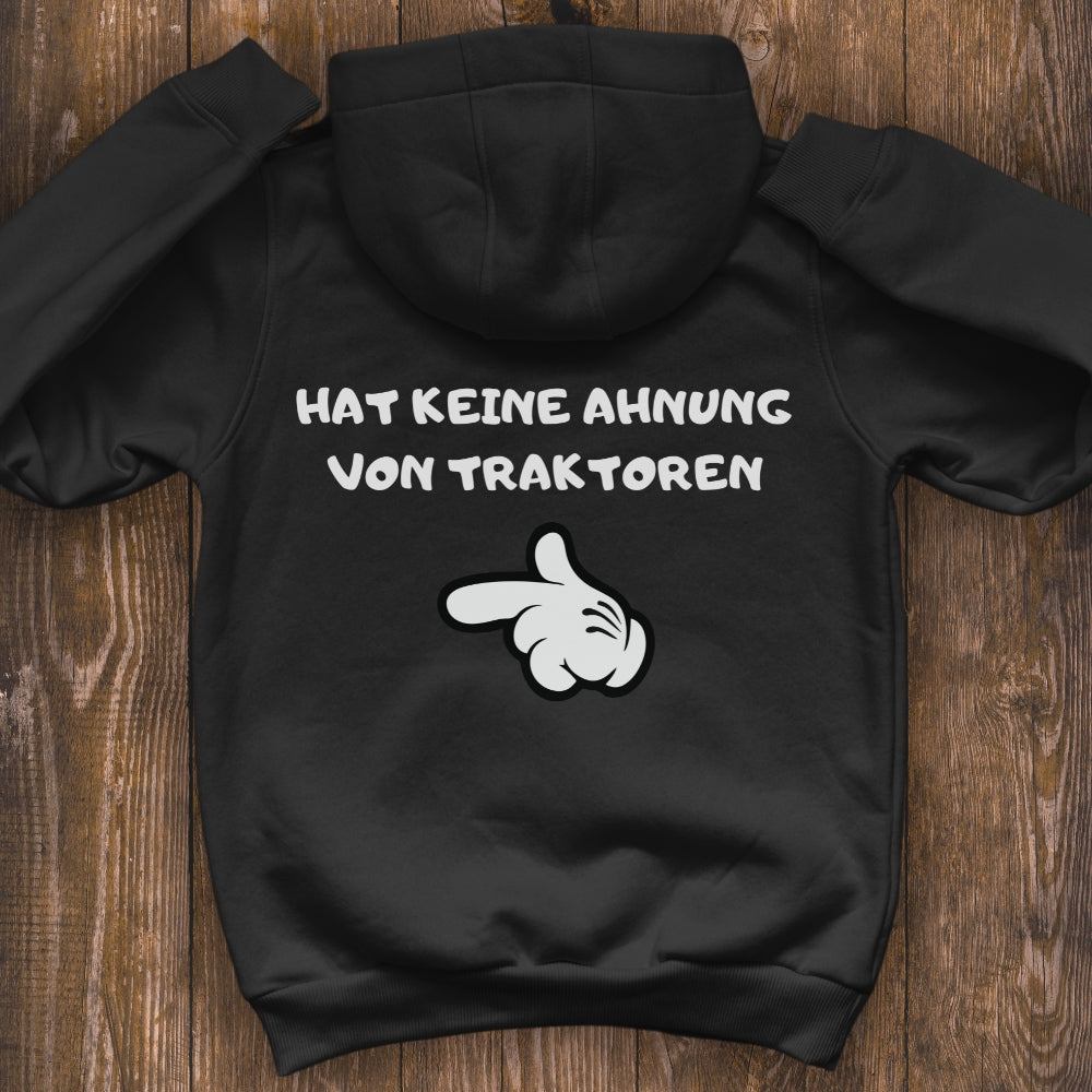 Hat keine Ahnung von Traktoren (links) Premium Hoodie