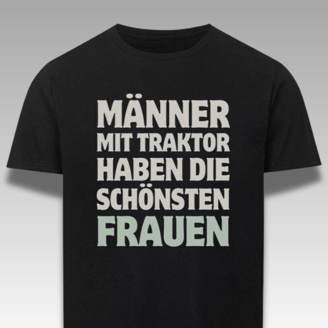 Männer mit Traktor Unisex T-Shirt