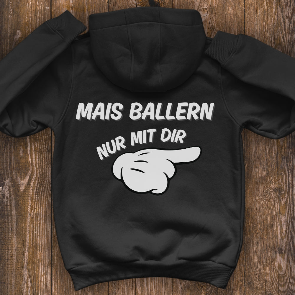 Mais ballern (rechts) Premium Hoodie