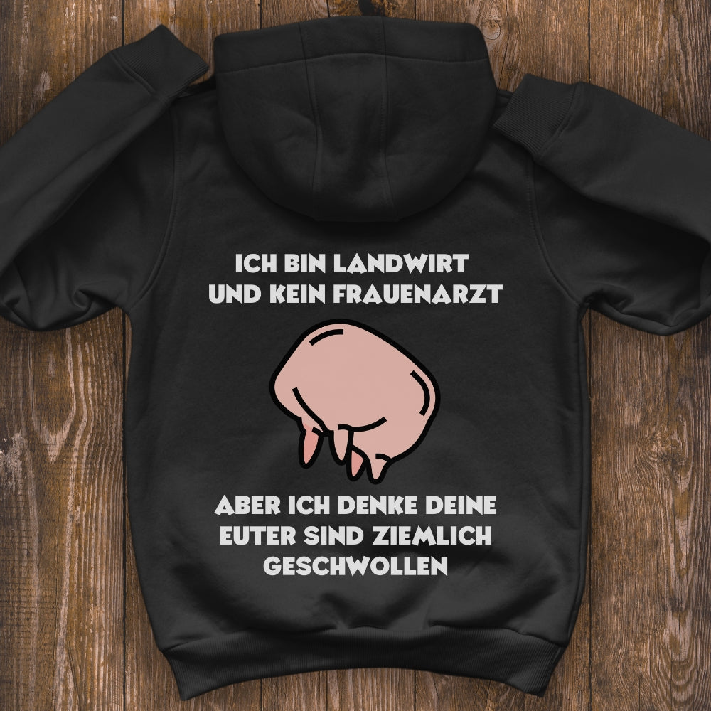 Landwirt und kein Frauenarzt Premium Hoodie