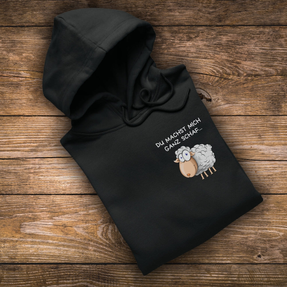 Du machst mich ganz Schaf Premium Hoodie