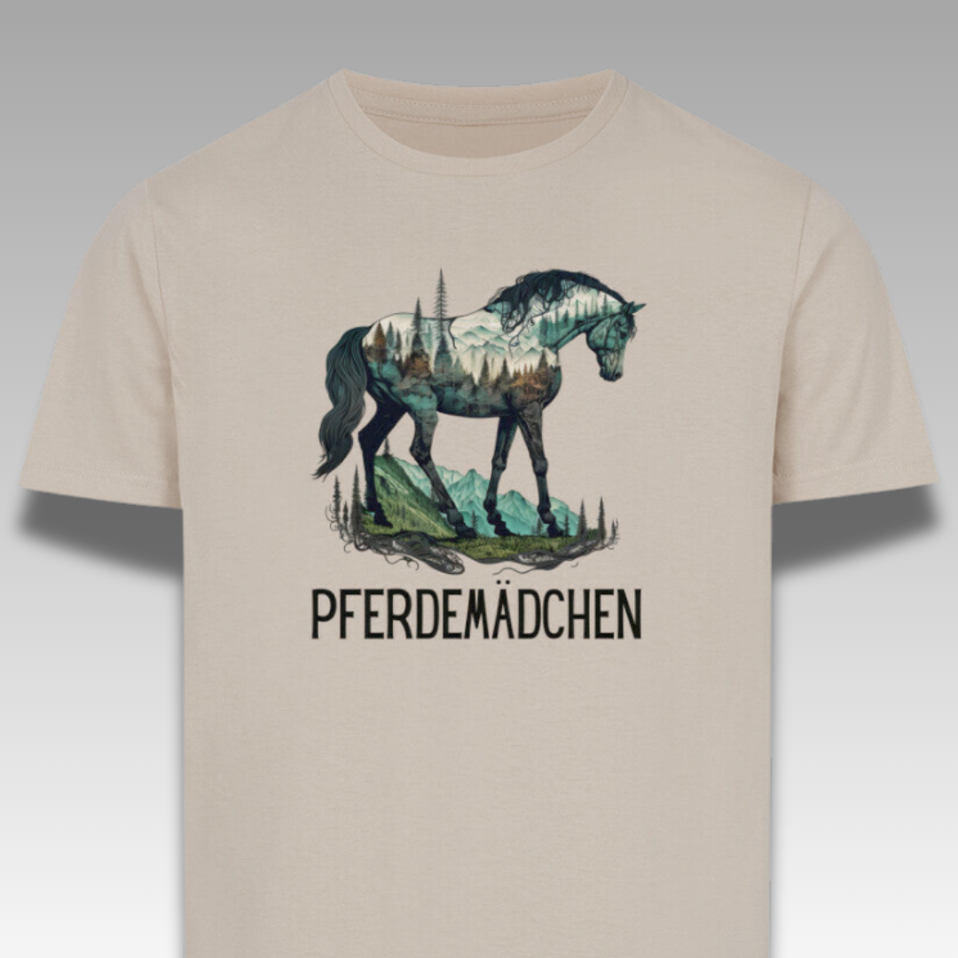 Pferdemädchen Unisex T-Shirt