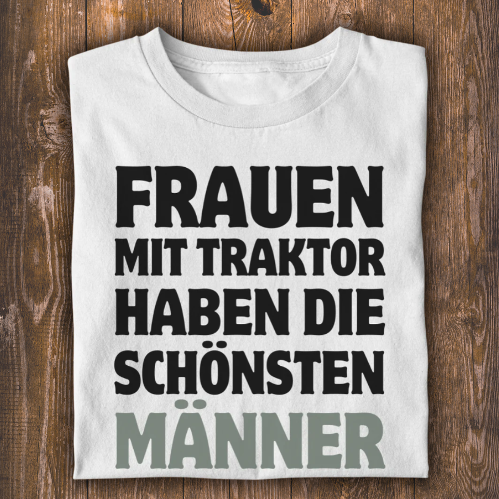Frauen mit Traktor Unisex T-Shirt