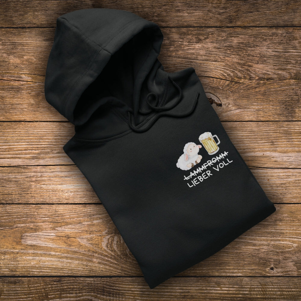 Lieber voll Premium Hoodie