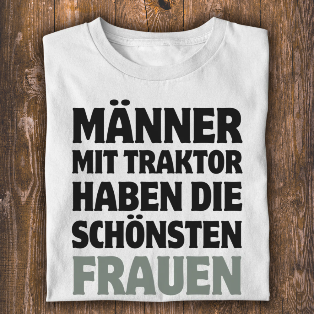 Männer mit Traktor Unisex T-Shirt