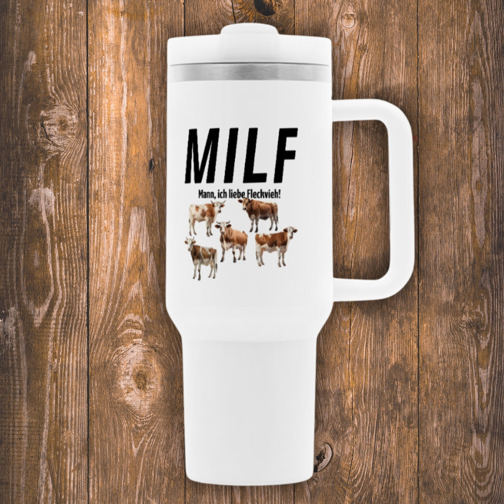 MILF Fleckvieh Thermobecher