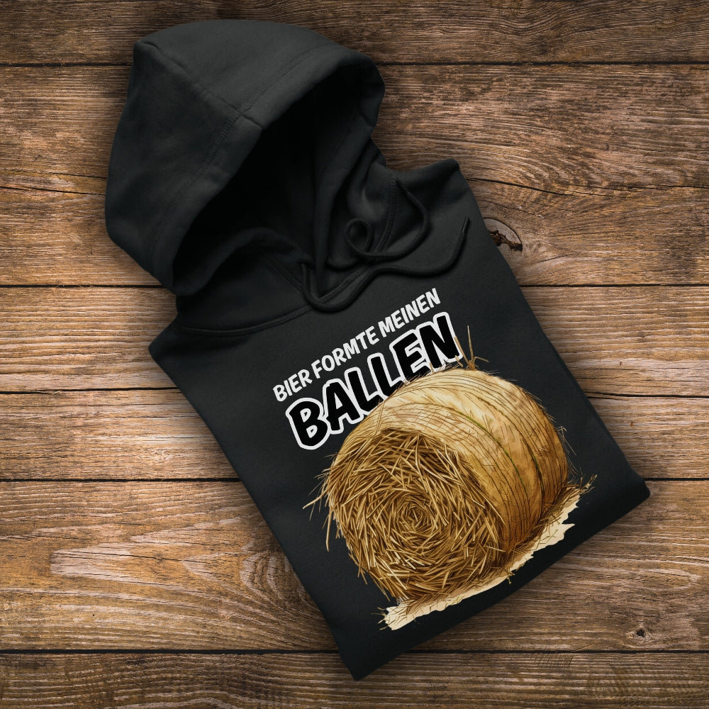 Bier formte meinen Ballen Premium Hoodie