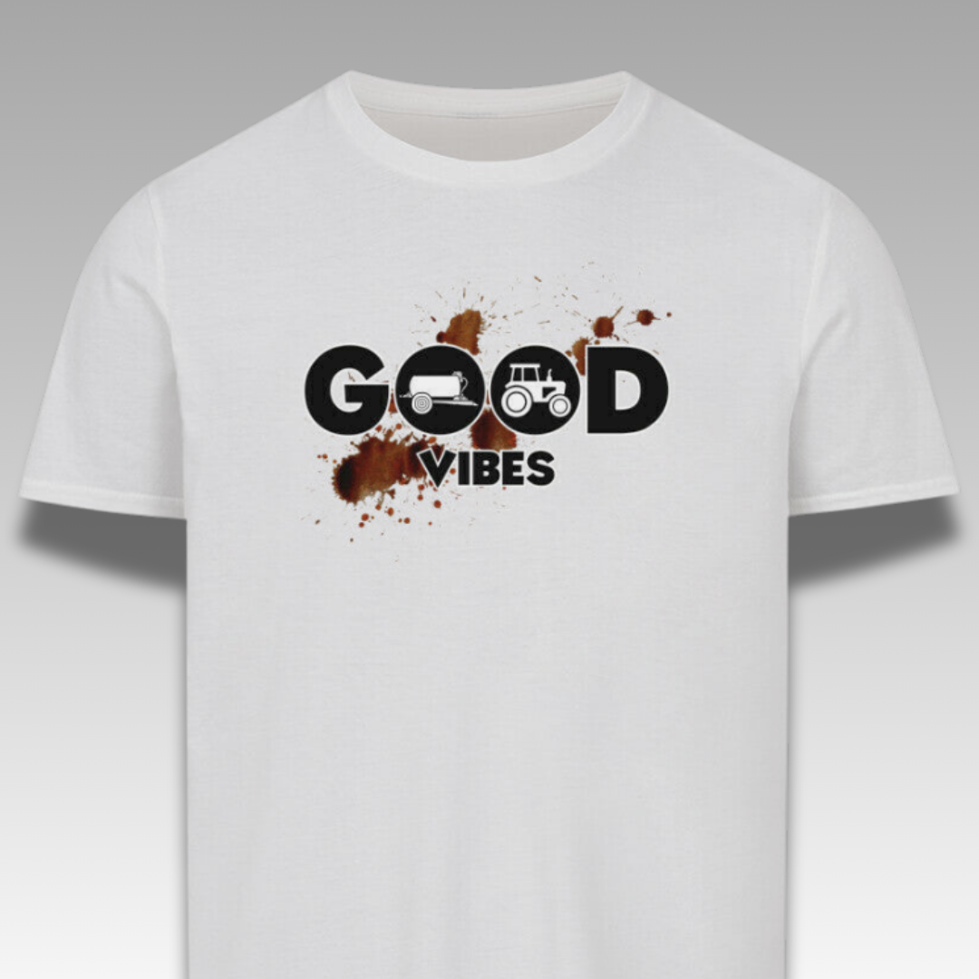 Good Vibes Gülle Unisex T-Shirt