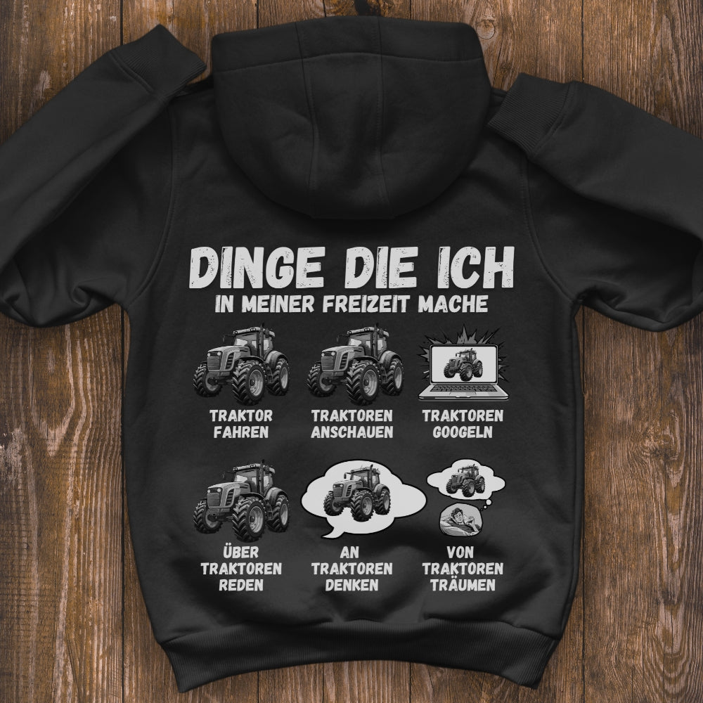 In meiner Freizeit Premium Hoodie Backprint