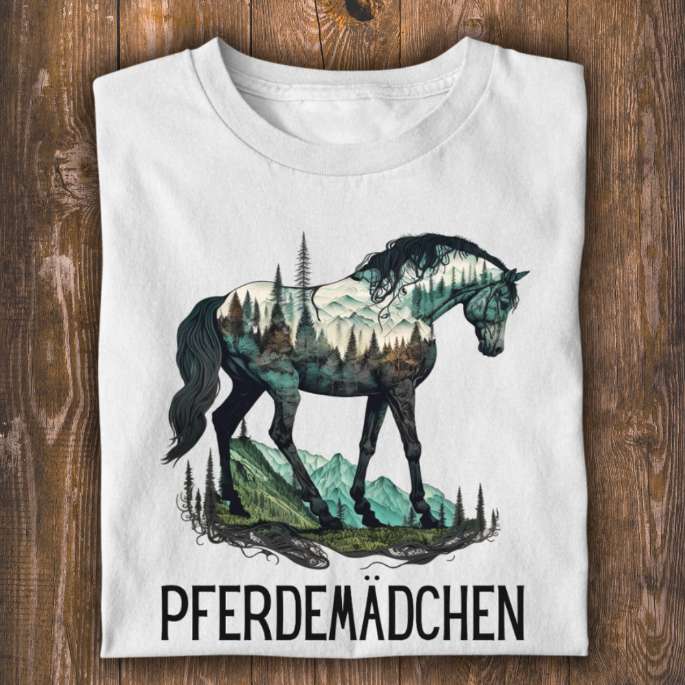 Pferdemädchen Unisex T-Shirt