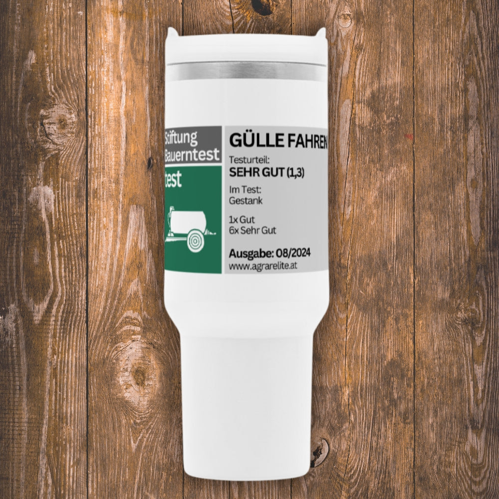 Stiftung Bauerntest Gülle Thermobecher