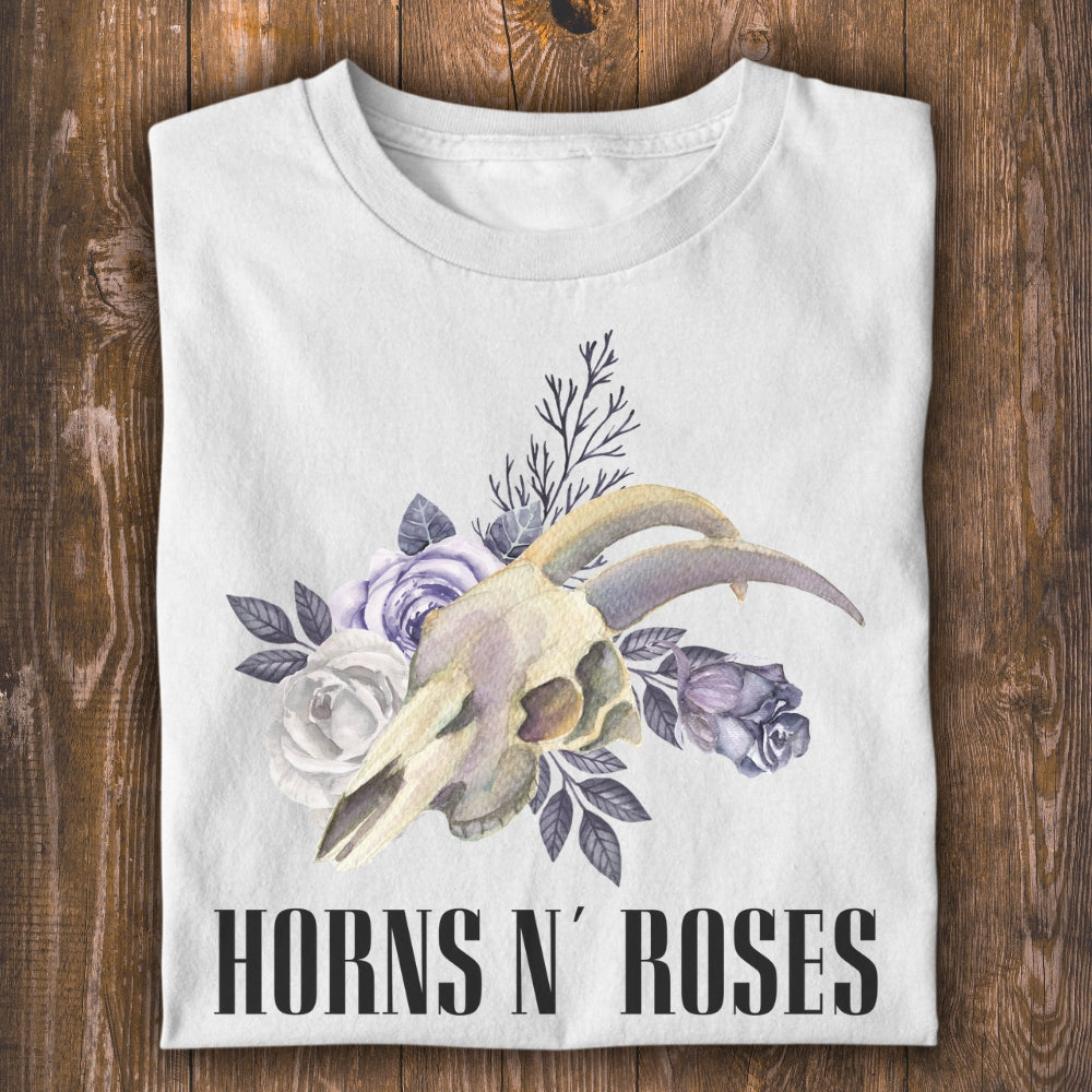 Horns N´Roses Unisex T-Shirt