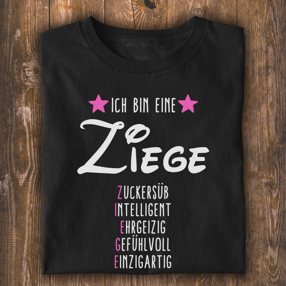 Ich bin eine Ziege Unisex T-Shirt