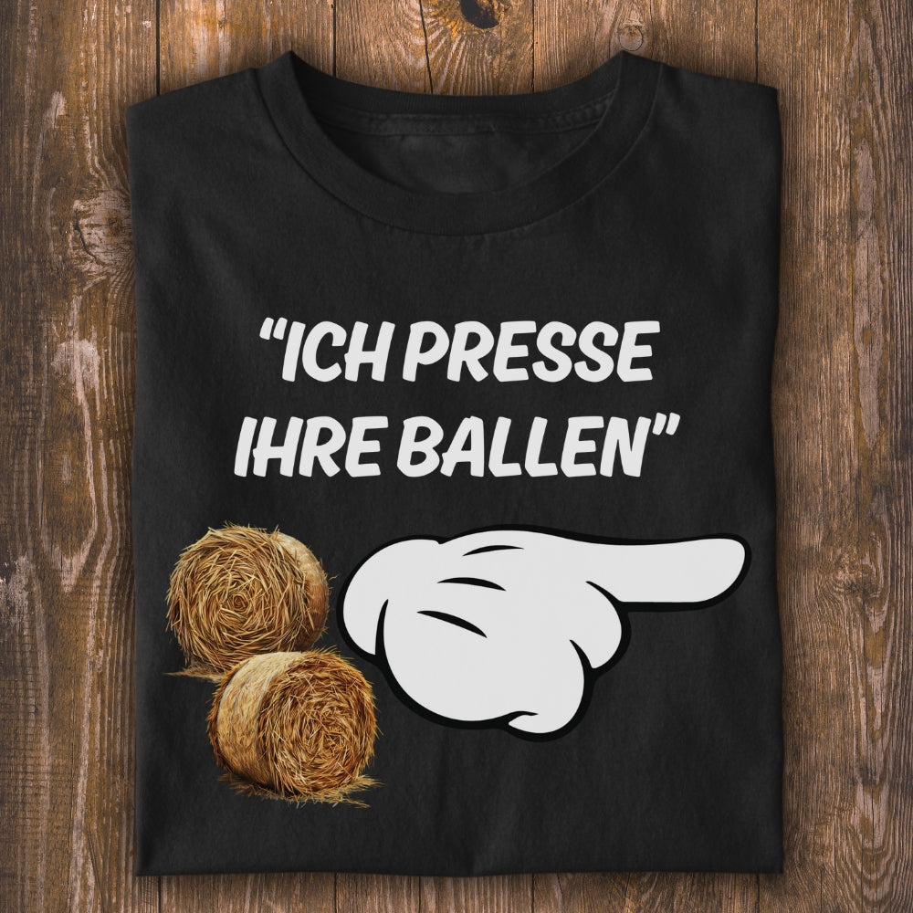 Ich presse ihre Ballen Unisex T-Shirt
